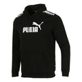 PUMA Amplified Logo Casual Sports Pullover Hooded Sweater Men's Black 588816-01
