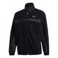 adidas originals Colorblock Stand Collar Casual Sports Jacket Black GD9428
