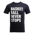 Men's Nike Alphabet Casual Round Neck Short Sleeve Black T-Shirt 778493-011