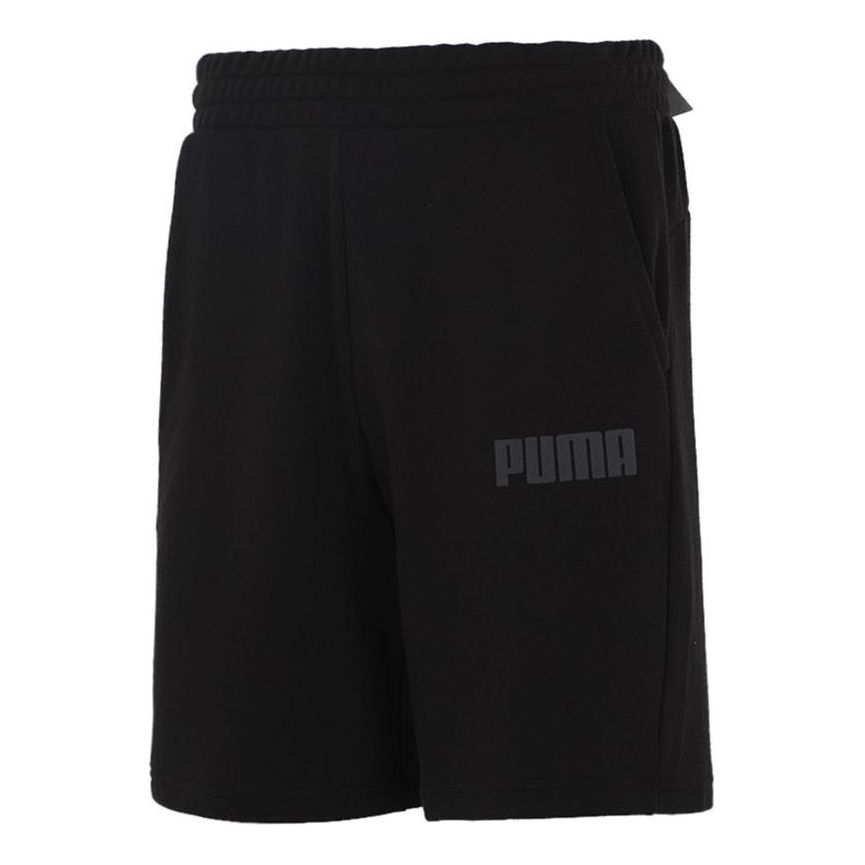PUMA Modern Basics Sweat Shorts 9" 'Black Grey' 589091-01