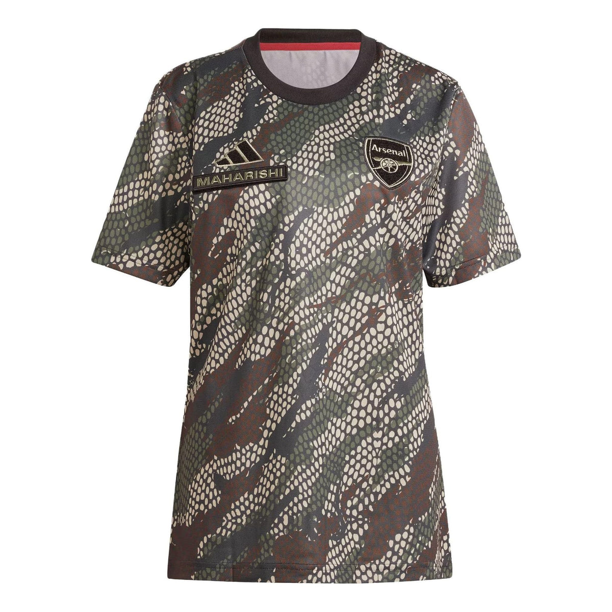 adidas x Maharishi Arsenal Jersey Asia Sizing Asia Sizing 'White Green Brown' IN4752