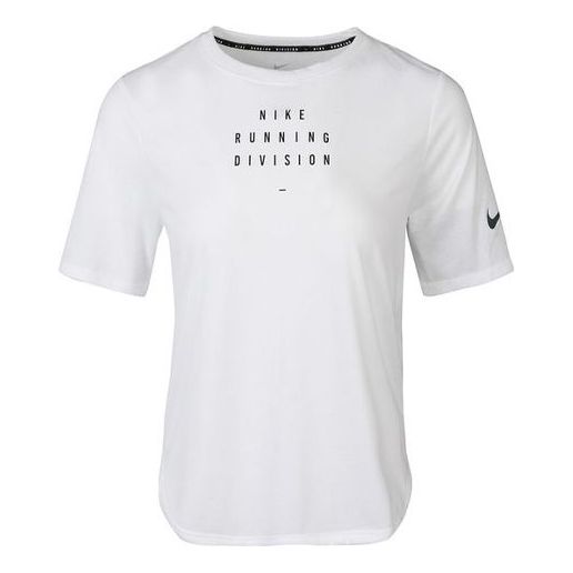 (WMNS) Nike SS20 Athleisure Casual Sports Short Sleeve White CV1876-100