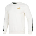 PUMA Ess Metallic Logo Sweater 'White' 674346-65