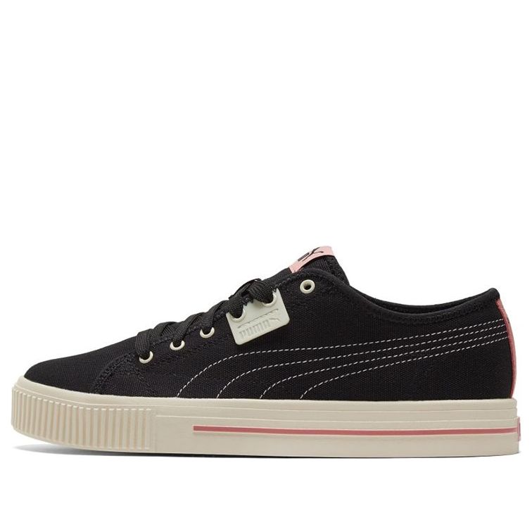 PUMA Ever Cv Casual Skateboarding Shoes Unisex Black Pink 383865-02