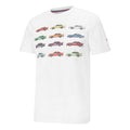 PUMA Pl Statement Tee Athleisure Casual Sports Small Car Pattern Short Sleeve White 599721-08