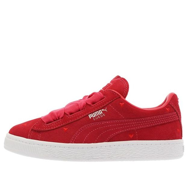(PS) PUMA Suede Heart Ps Sneakers Red 365136-01