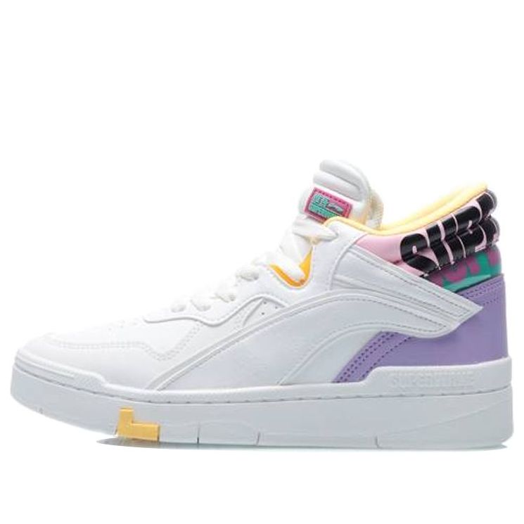 (WMNS) Li-Ning Superwave Mid 'White Purple Yellow' AGCQ238-3