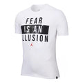 Air Jordan Fear Is An Illusion Sportswear Casual T-Shirt 'White' AQ8146-100