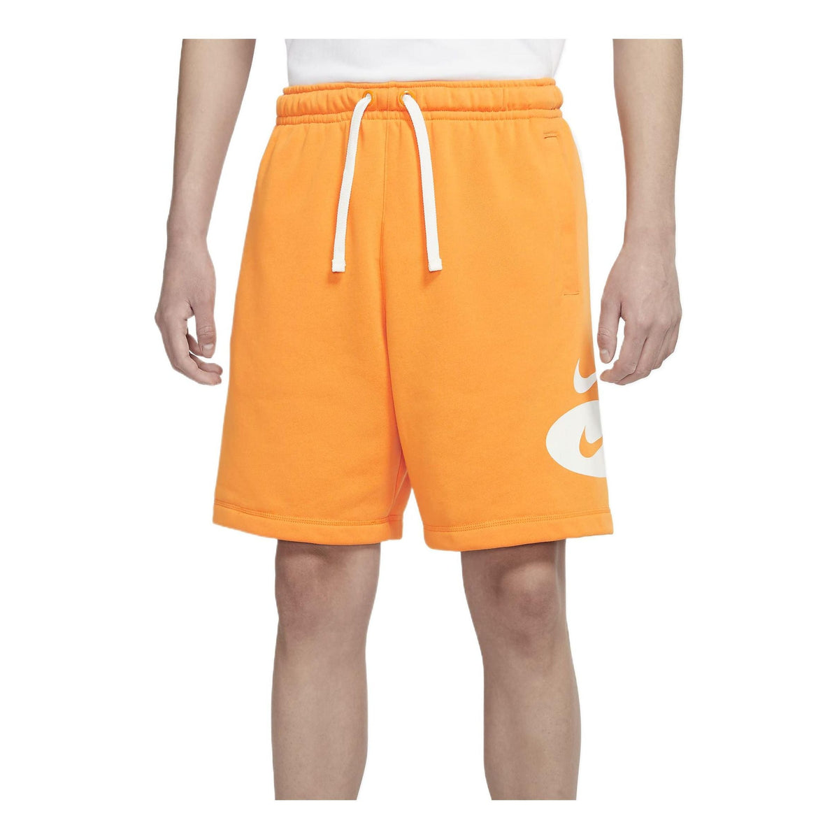 Nike Sportswear Contrasting Colors Logo Loose Lacing Casual Shorts Yellow DM5488-886