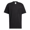 adidas originals Solid Color Casual Sports Round Neck Pullover Short Sleeve Black HM8008