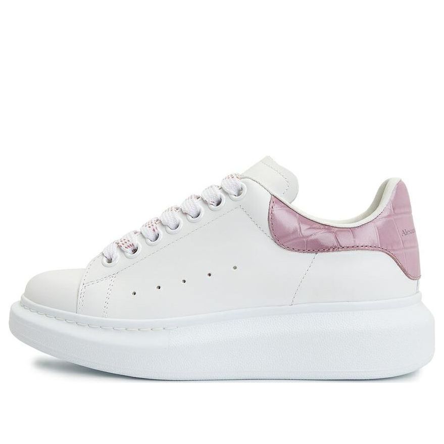 (WMNS) Alexander McQueen Oversized Sneakers 'White Pink 718233WICG68887