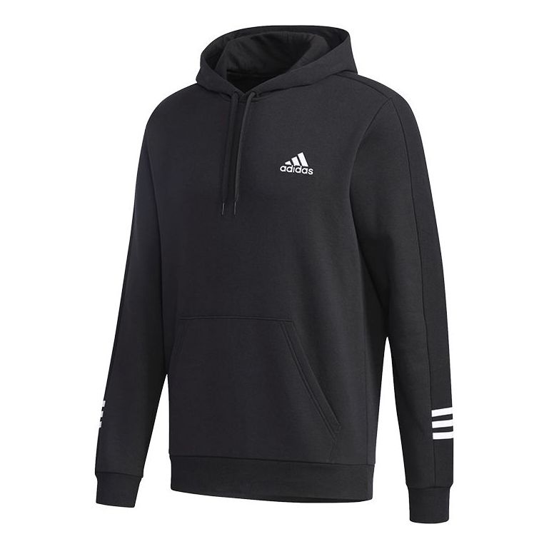 adidas Sports Casual Hooded Sweater Men Black GD5443