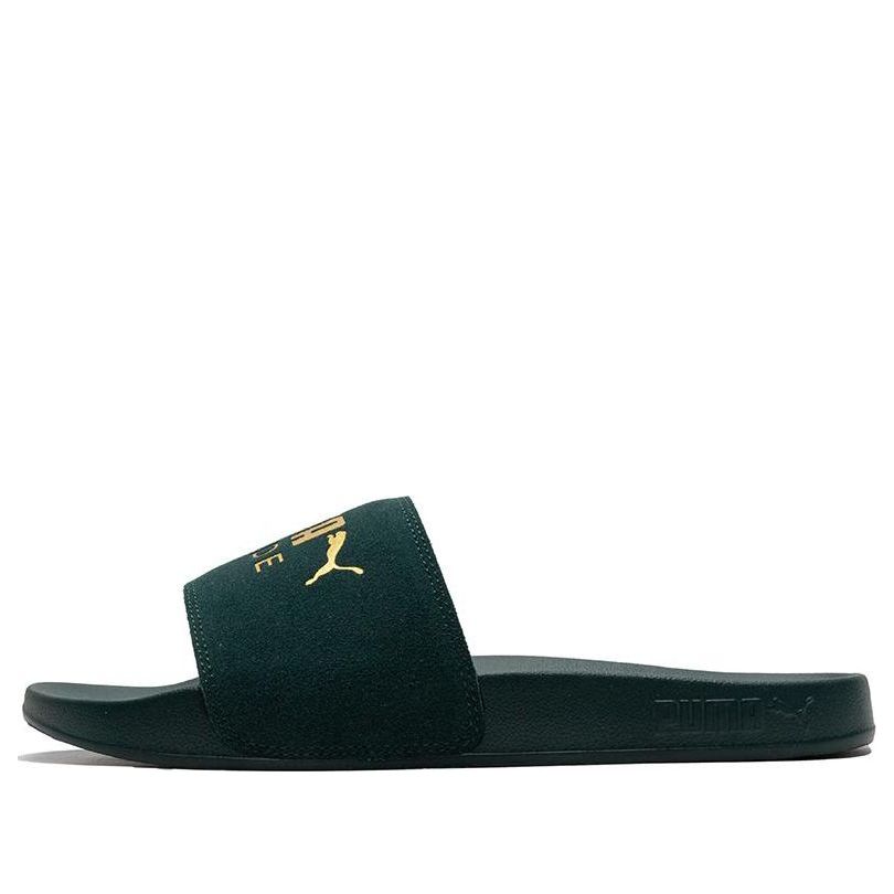 PUMA Leadcat Slides 'Green Gold' 398678-03
