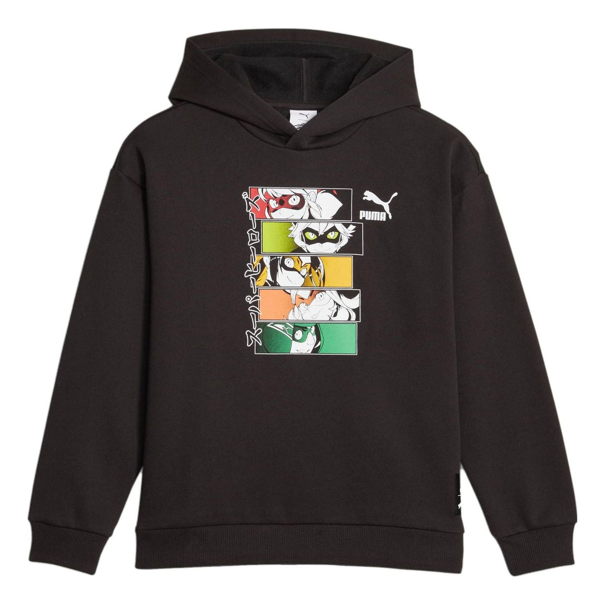 (GS) PUMA X Miraculous Youth Hoodie 'Black' 621856-01