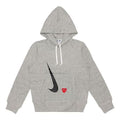 COMME des GARCONS PLAY x Nike Crossover play together Series Hoodie 'Grey' AE-T404-051-1