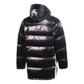 adidas originals Thicken Windproof hooded mid-length Sports Down Jacket Black GJ6732