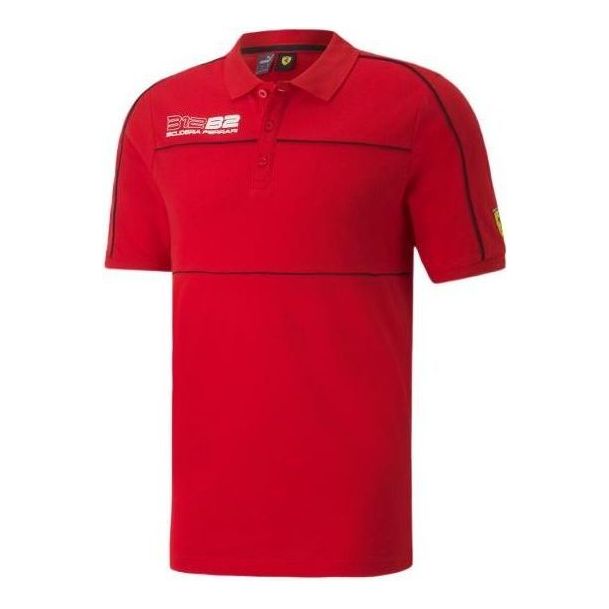 PUMA X Scuderia Ferrari 312 B2 Race Short-Sleeve Polo Shirt 'Red' 535835-02