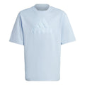 (GS) adidas Future Icons Logo Pique T-Shirt Asia Sizing 'Teal' HR6298