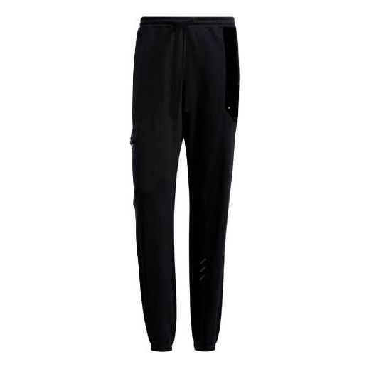 adidas originals x melting sadness Crossover Series Casual Splicing Sports Pants/Trousers/Joggers Black HC0350