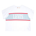 Levis Loose Casual Pure Cotton Short Sleeve White 85498-0000