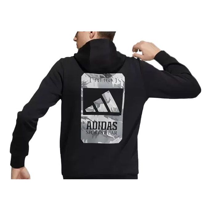 Men's adidas Casual Sports Pullover Black H39271