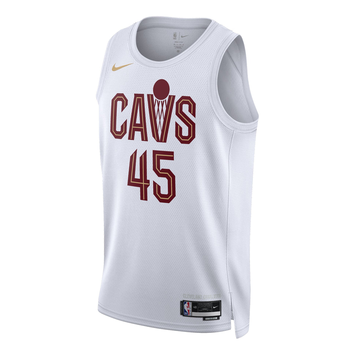 Nike Mitchell Donovn Cleveland Cavaliers Association Edition Dri-Fit NBA Jersey 'White' DN2073-108