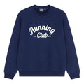 New Balance Fleece Crew Sweater Asia Sizing 'Blue White' 5CD38091-NV