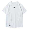 PJs Vigor Laser logo Loose Casual Short Sleeve Couple Style White 20SSTS1009-P