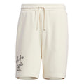 Men's adidas neo x . Crossover Cartoon Pattern Stripe Athleisure Casual Sports Shorts Beige HD7258
