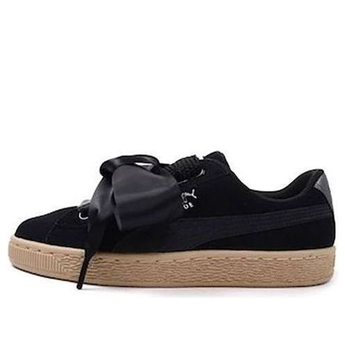 (WMNS) PUMA Suede Heart 'Safari - Black' 364083-03