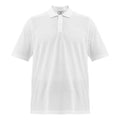 Men's Y-3 Solid Color Logo Polo Shirt White FN3356