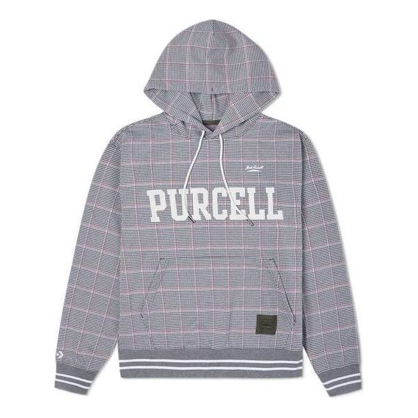 Converse x Todd Snyder Crossover Series Plaid Po Sports Pullover Couple Style Gray 10023349-432