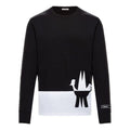 Moncler Long Sleeve Crewneck For Men Black 0918D700208390T990