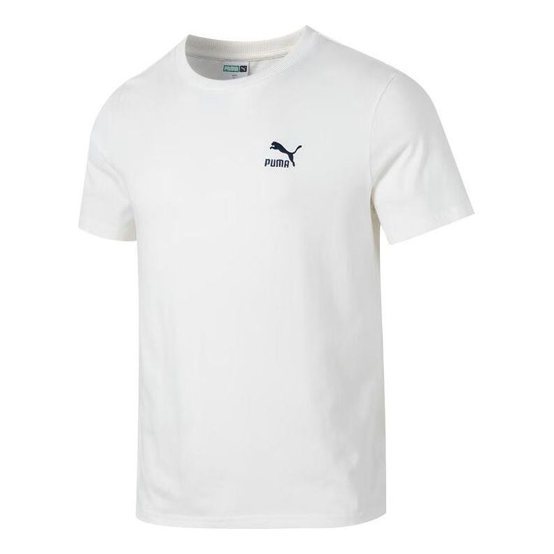 PUMA Logo Sports T-shirt 'White' 630353-65