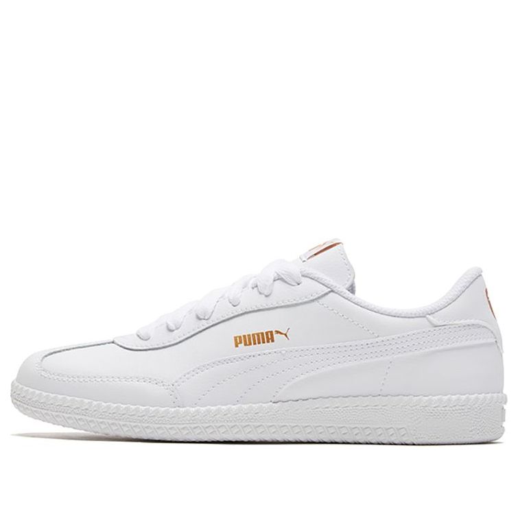 PUMA Astro Cup L White/Gold Low Casual Board Shoes 364585-03