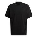 Men's adidas Solid Color Round Neck Pullover Short Sleeve Casual Black T-Shirt HK2890