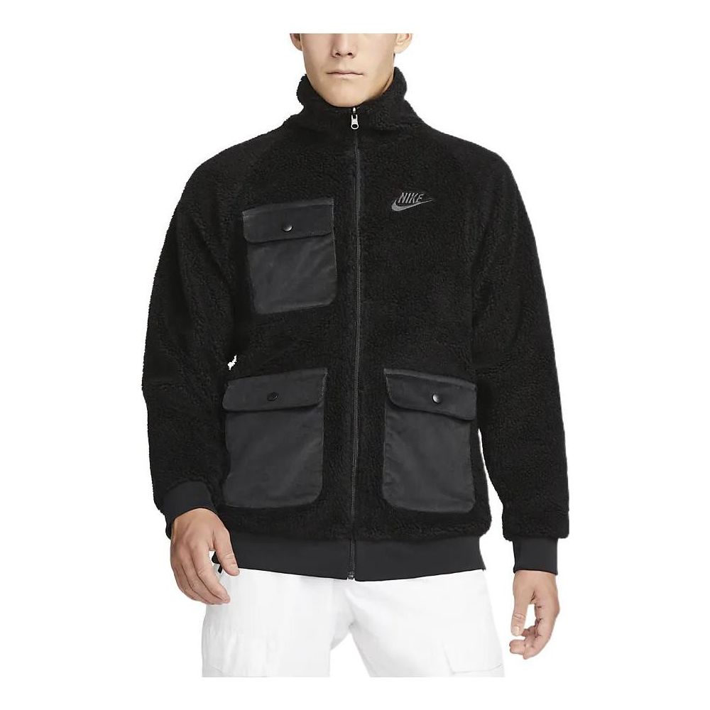 Nike Sportswear Full-Zip Reversible Jacket 'Black' DZ4713-010