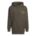 adidas Solid Color Pocket Alphabet Loose Casual Hooded Long Sleeves Hoodie Men's Brown IB2736