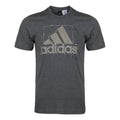 adidas Large Logo Athleisure Casual Sports Short Sleeve Gray DI0291