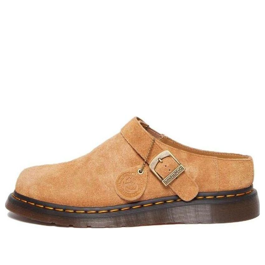 Dr. Martens Isham Desert Oasis Suede Mules 'Sand Tan' 30619291