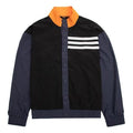 adidas Bb Snap Jkt Athleisure Casual Sports Breathable Contrasting Colors Knit Stand Collar Jacket Black H58333