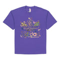adidas originals Large Logo Alphabet Round Neck Casual Sports Short Sleeve Couple Style Purple HC3077