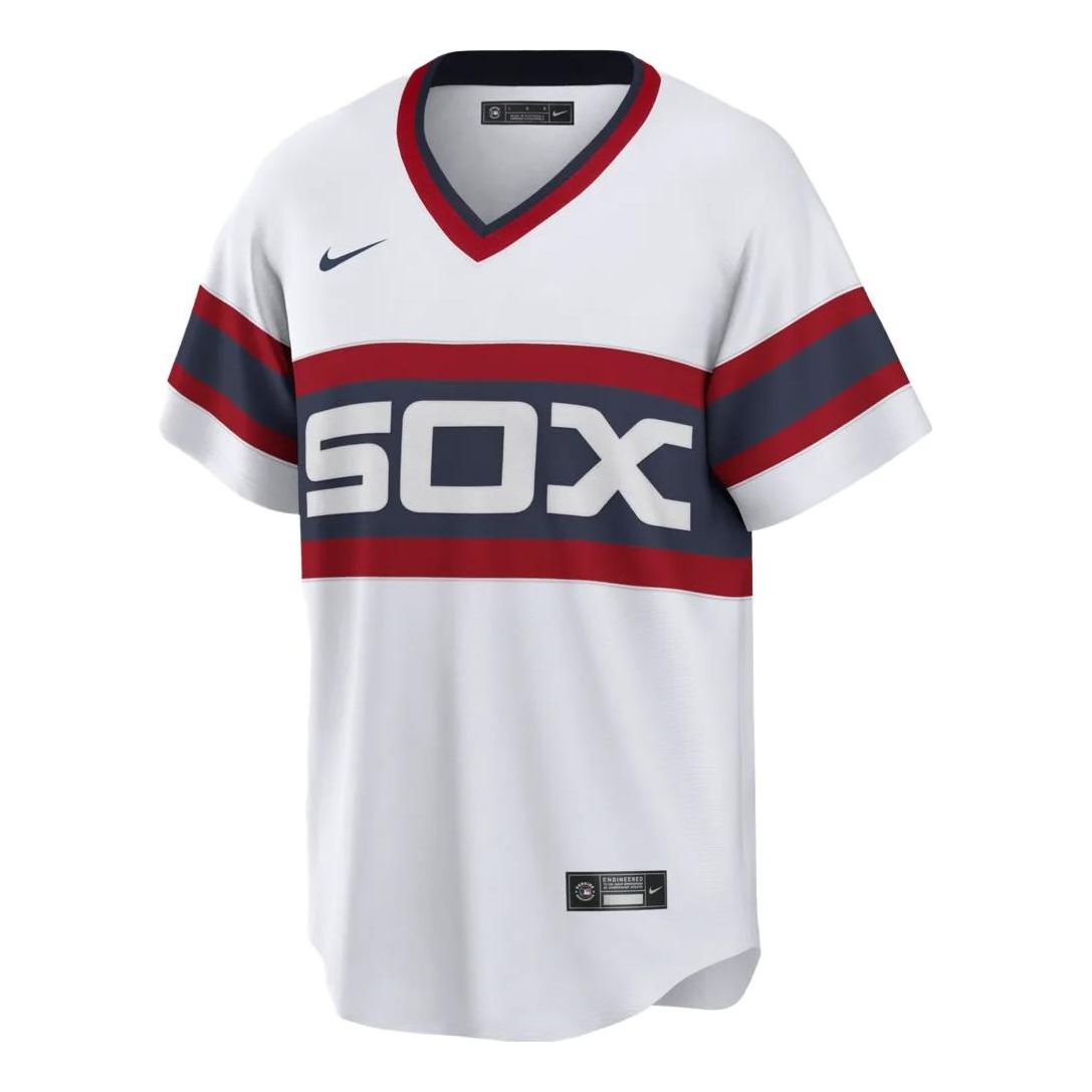 Nike x MLB Chicago White Sox Cooperstown Baseball Jersey 'Carlton Fisk 72' T770RXW3QLB-F72