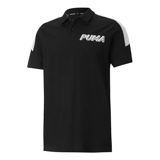 PUMA Modern Sports Logo Polo T-Shirt 'Black' 845913-01