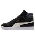 PUMA Unisex Shuffle Mid-Top Sneakers Black/White 380748-07
