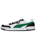 PUMA Caracal Wear-resistant Lightweight Low Tops Casual Skateboarding Shoes Unisex White Green 369863-30