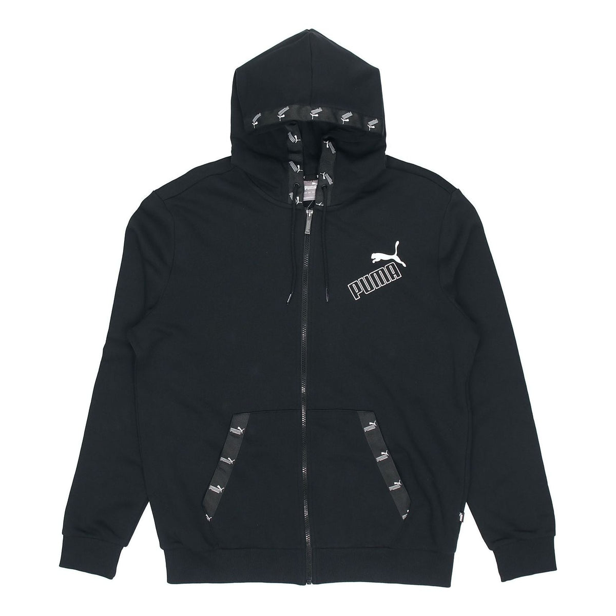 PUMA Sports Casual Hooded Windbreaker Black 583524-01