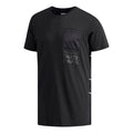 adidas neo M Cs Pocket Tee Casual Breathable Round Neck Short Sleeve Black DU2366